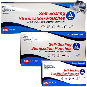 Self Sealing Sterilization Pouches